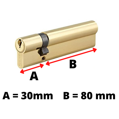 Comment mesurer et changer un cylindre/barillet de serrure de porte ?